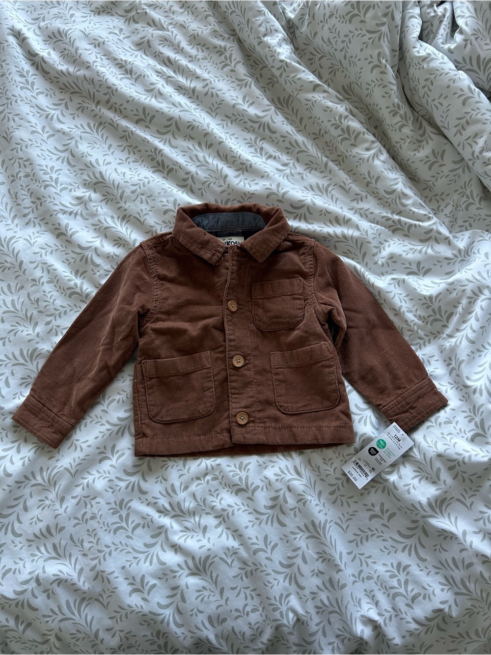 OshKosh B'gosh Brown Corduroy Kids Jacket